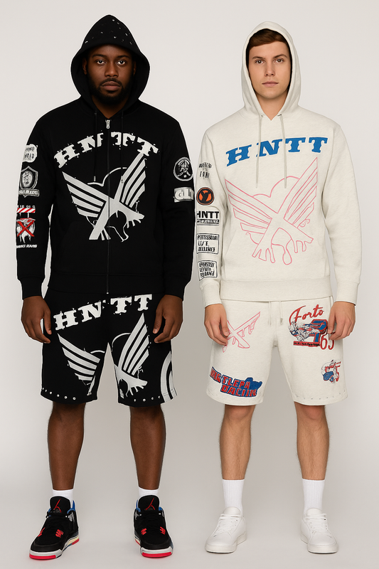 Heartless Racing Hoodie & Shorts Set