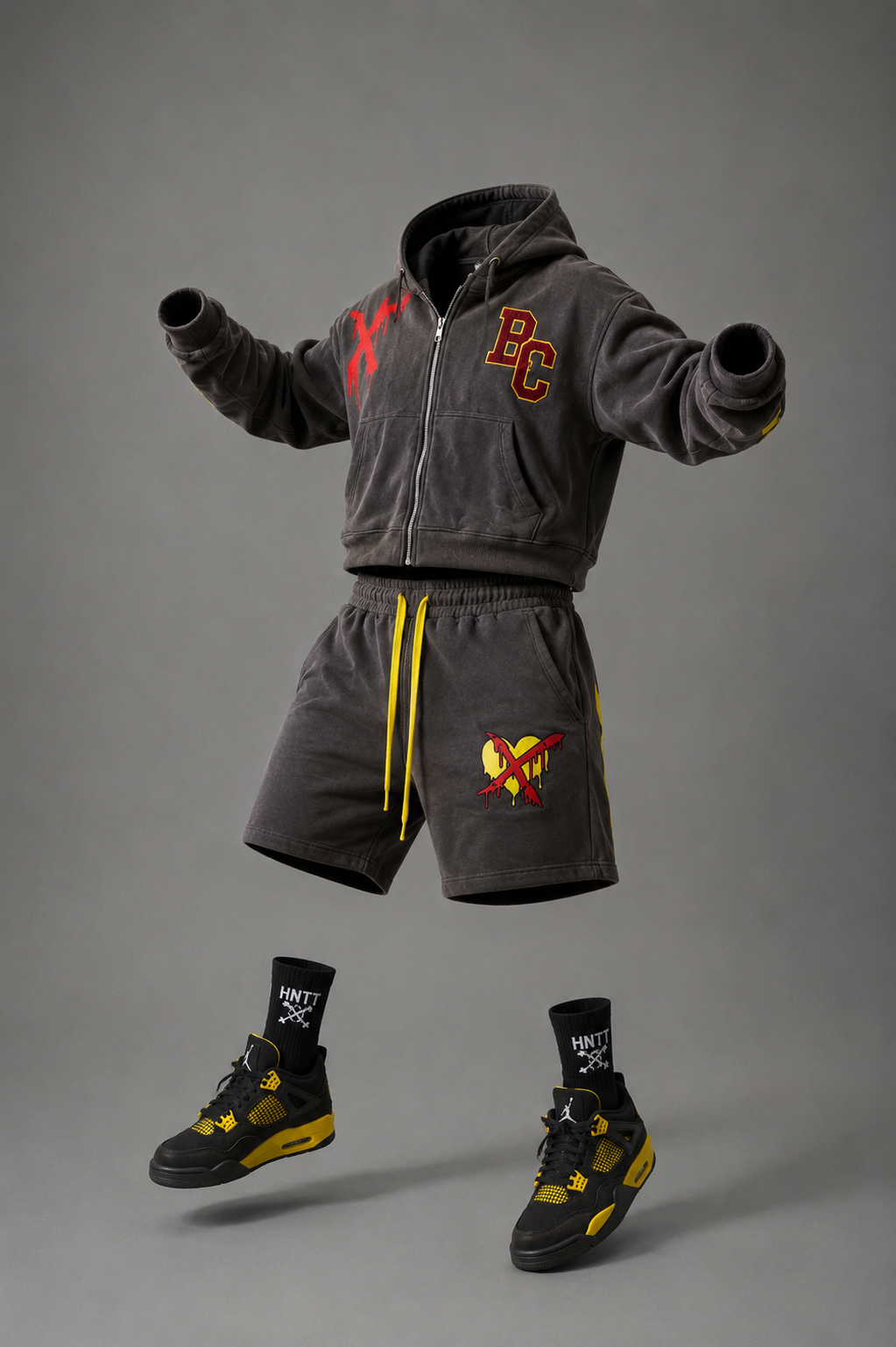 HNTT Hoodie & Shorts Set *PRE-ORDER*